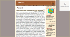 Desktop Screenshot of mbaxalsoul-blog.africaciel.com