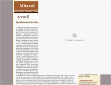Tablet Screenshot of mbaxalsoul-blog.africaciel.com